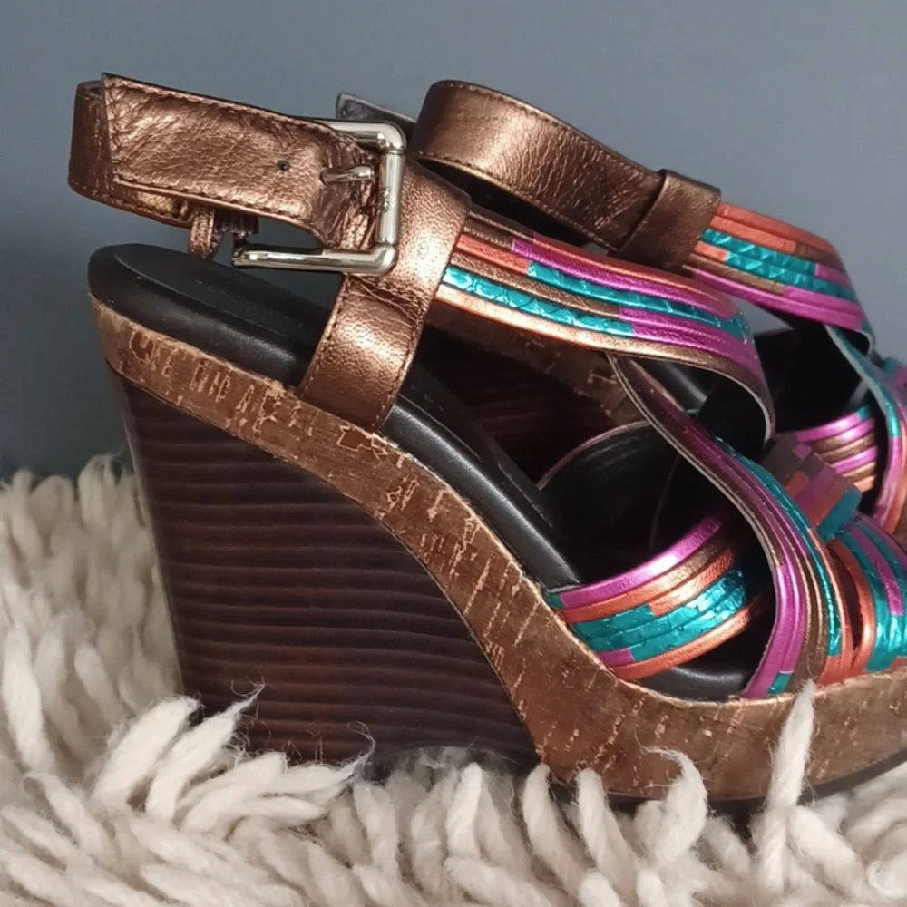 Donald J Pliner wedge sandals